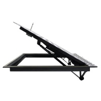 Люк Контур с алюминиевым листом рифленый в бетонный пол гаражного погреба