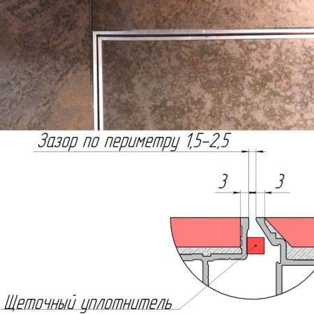 Техно под плитку 800*1700п
